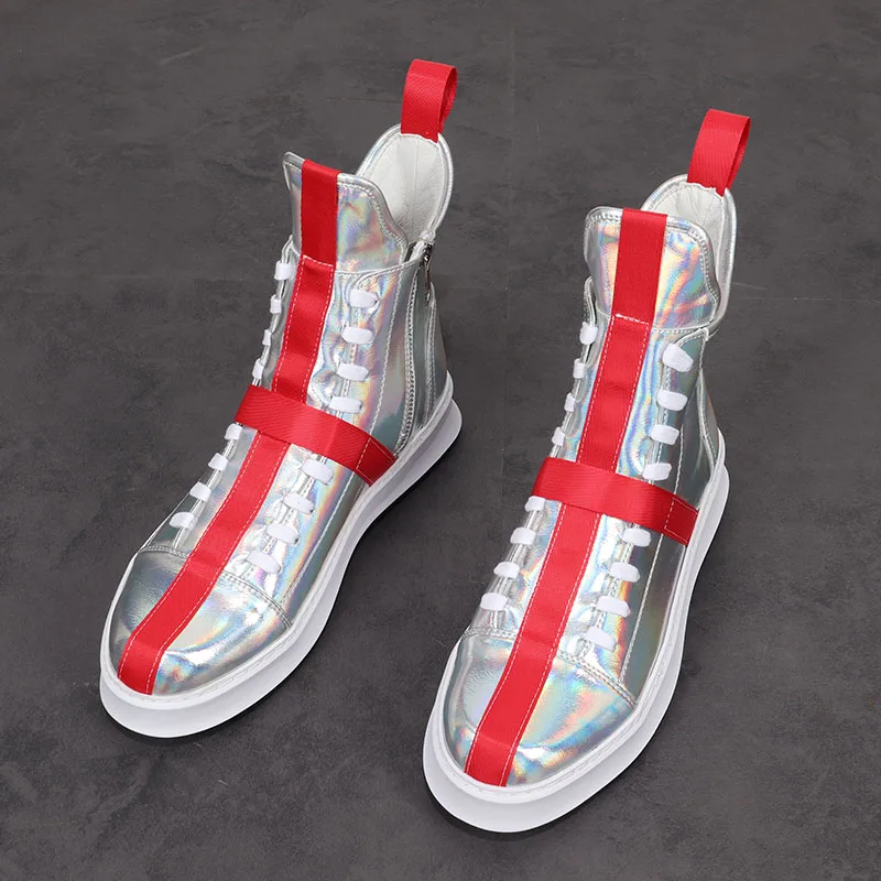 Роскошные уличные туфли мужские кожаные Повседневные Удобные на плоской подошве