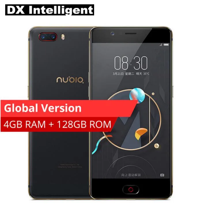 Zte Nubia NX551J M2 4 Гб оперативная память 64 128 Snapdragon 625 MSM8953 Octa Core 5 &quot16MP + 13MP двойной камера