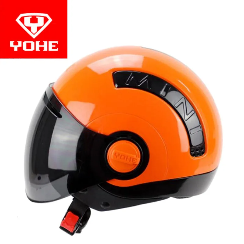 Мотоциклетный мини шлем YOHE Half Face мотоциклетные шлемы с полулицевой поверхностью