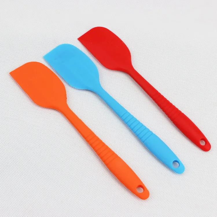 

New Cake Cream Butter Spatula Mixing Batter Scraper Brush Silicone Baking Tool D692