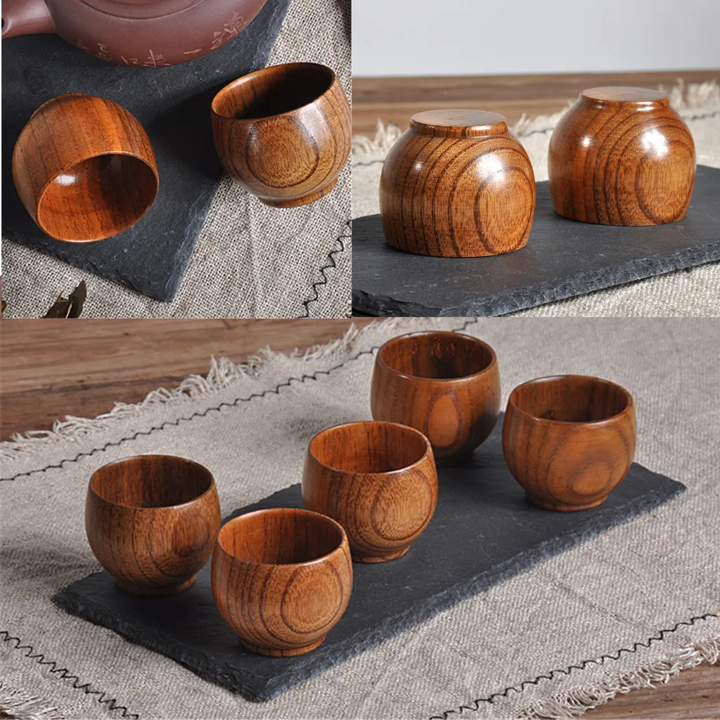 Деревянная чашка, деревянная кружка для кофе, чая, пива, сока, молока, воды, примитивная модная деревянная пивная кружка ручной работы, высокое качество, натуральная чашка 1,28