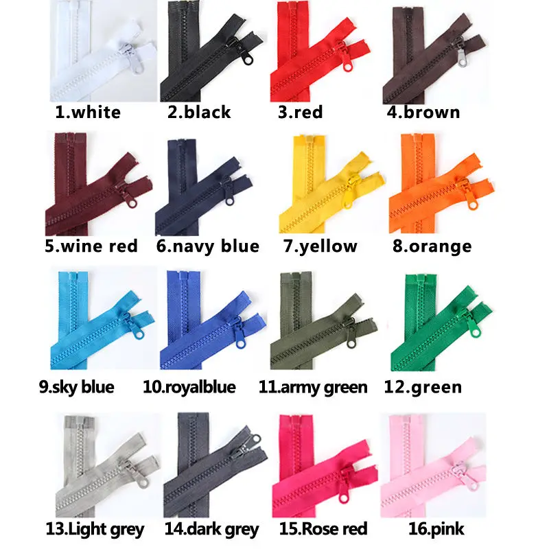 10 шт. пуховик на молнии 5 #|resin zipper|open end zipperzipper |