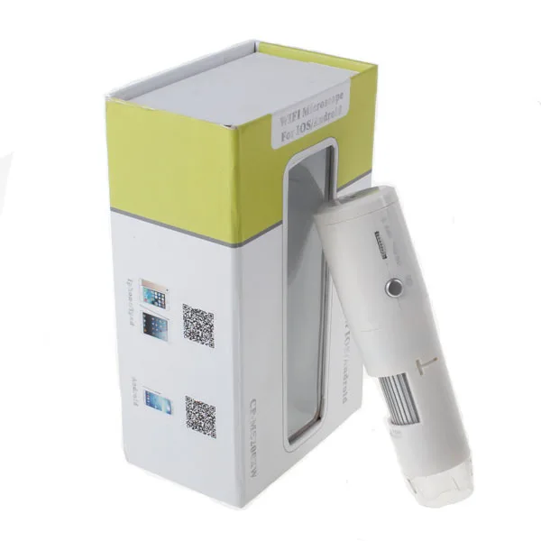 Беспроводной Wifi микроскоп Эндоскоп лупа цифровая камера 1000X 8 LED для IOS Android