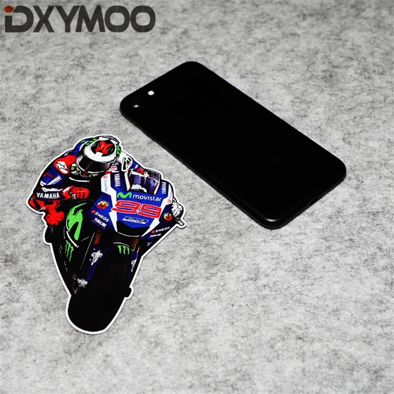 Мотоциклетные наклейки авто светоотражающие на окна для Moto GP Racing Хорхе 99 Movistar