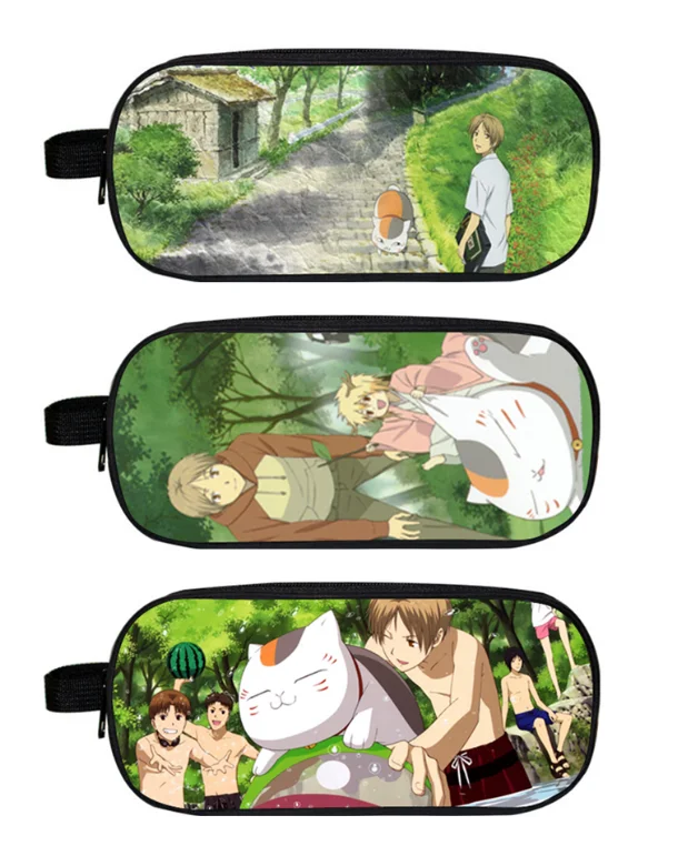 Аниме Natsume Yuujinchou печатная Сумка карандаш косметичка унисекс школьный чехол для