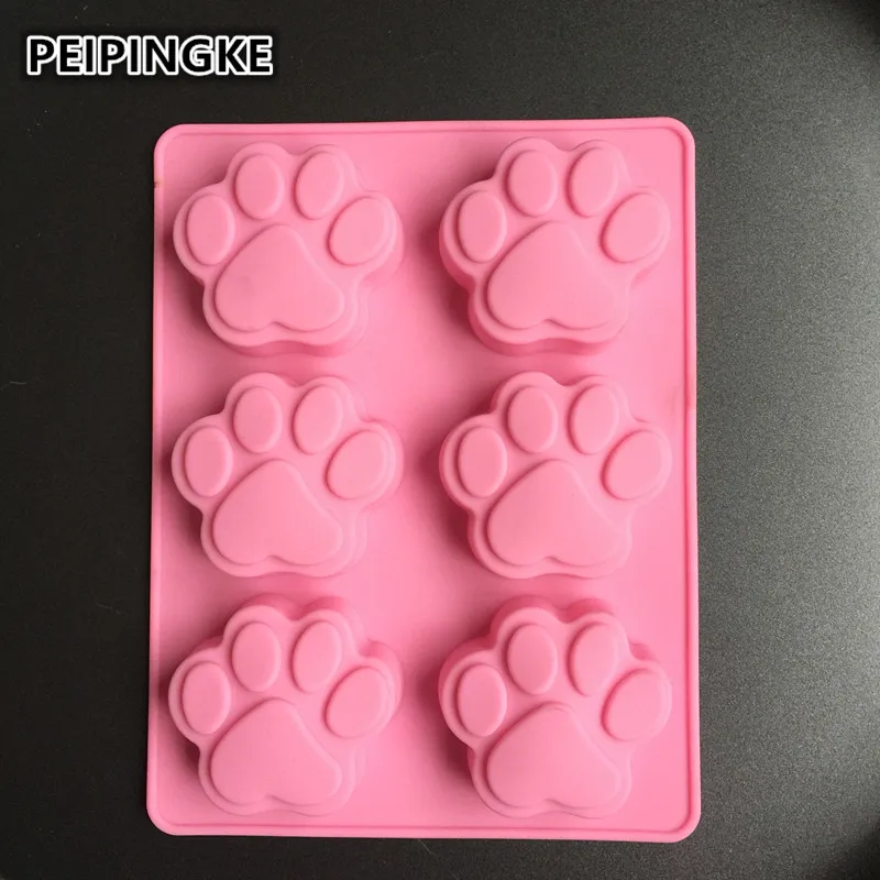 Новая Милая кошачья лапа силиконовые формы инструменты для украшения тортов из