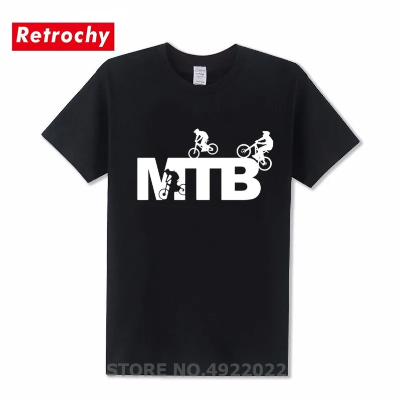 Забавная классная футболка с логотипом MTB Cycle новая модная для горного байкера