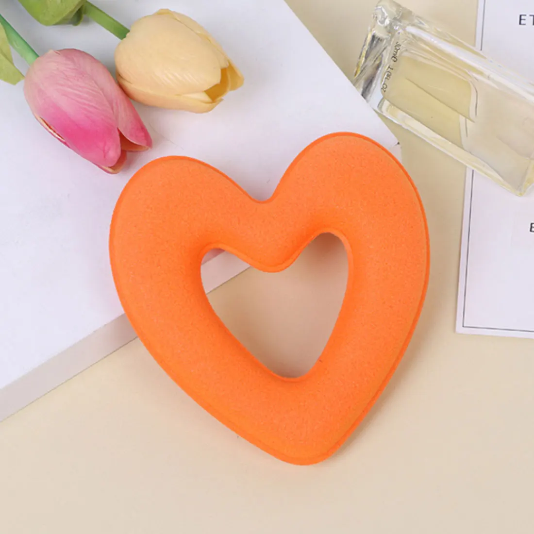 Сердце производитель волос пончик булочка волшебный Поролоновый спонж