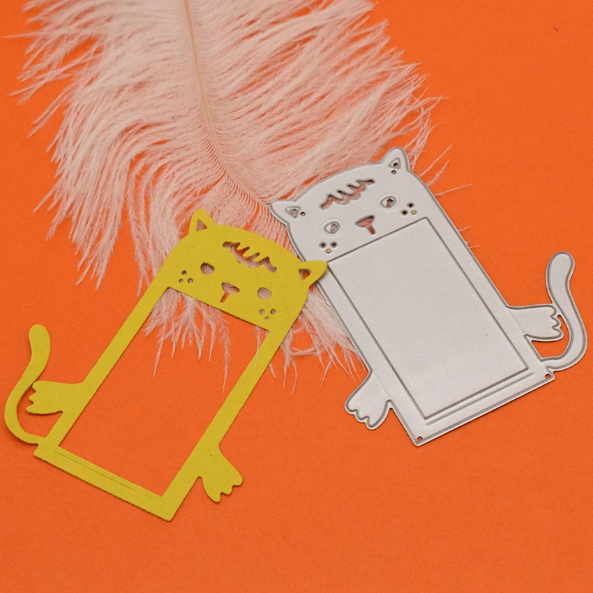 Животного металлические штампы для резки Скрапбукинг тиснение Cat DiesFor DIY карты украшения подарочная