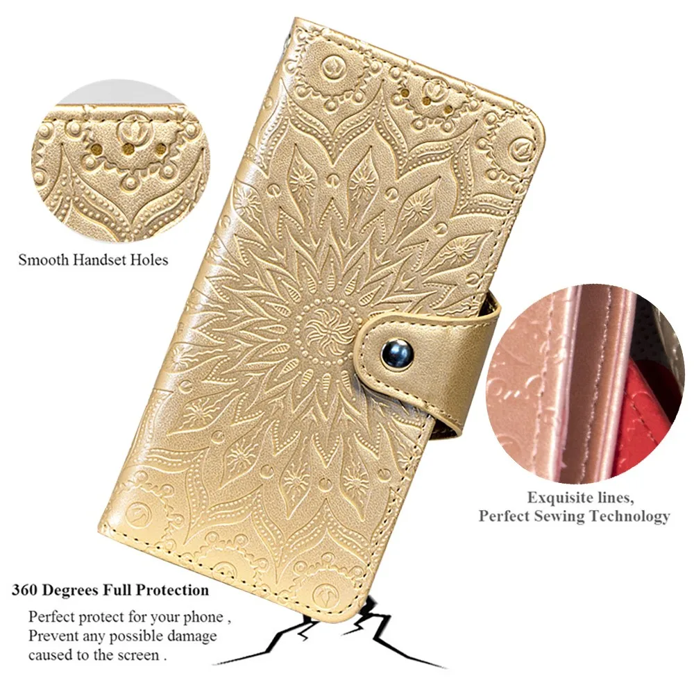 Чехол-книжка с тиснением и подставкой из искусственной кожи для Letv Leeco Le Pro 3 Ai Edition X650 X651 Le Pro3 5,5 дюймов 4G LTE