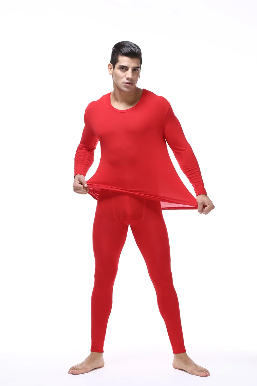 Мужские хлопковые пижамы с длинным рукавом трикотажные для сна на весну и осень