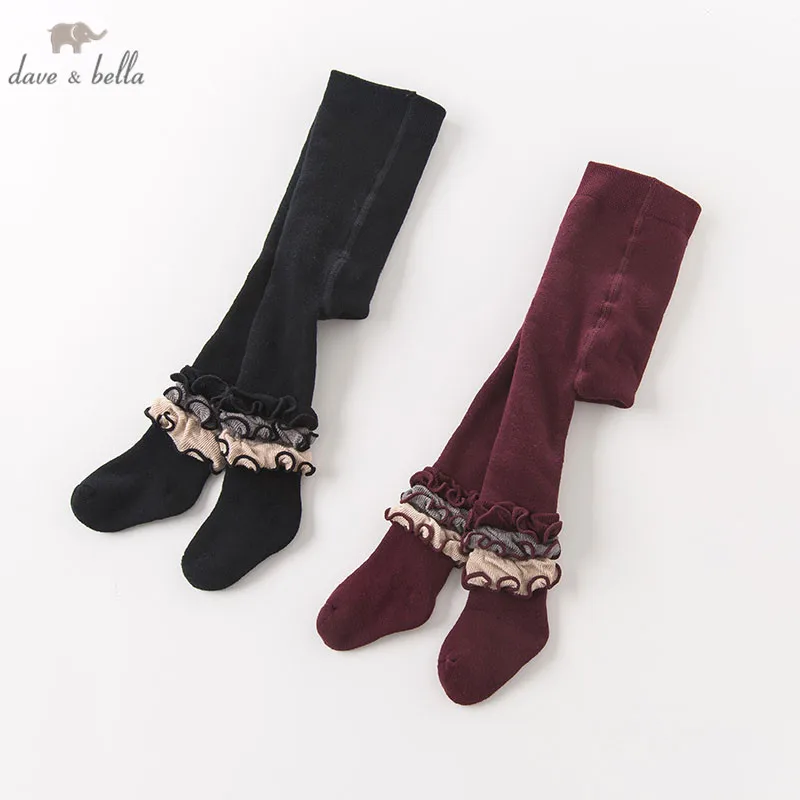 

DB6289 dave bella autumn infant baby girls lolita plaid leggings children leggings
