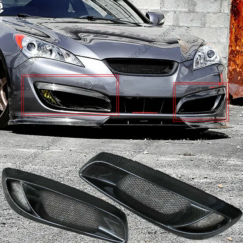 Передняя противотуманная фара из углеродного волокна для Hyundai Genesis Coupe 2008 2009 2010 2011