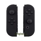 Экстремальный черный корпус контроллера с мягким сенсорным захватом на заказ с полным набором кнопок, сменный корпус для NS Switch  OLED JoyCon