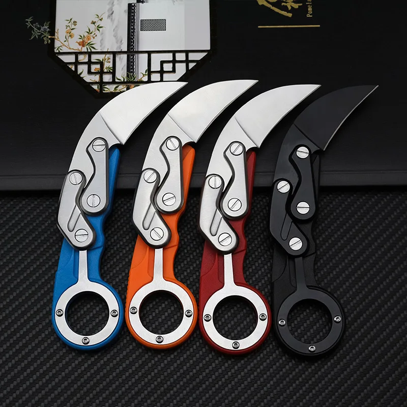 Новый karambit нож со скользящим лезвием для выживания карманный складной