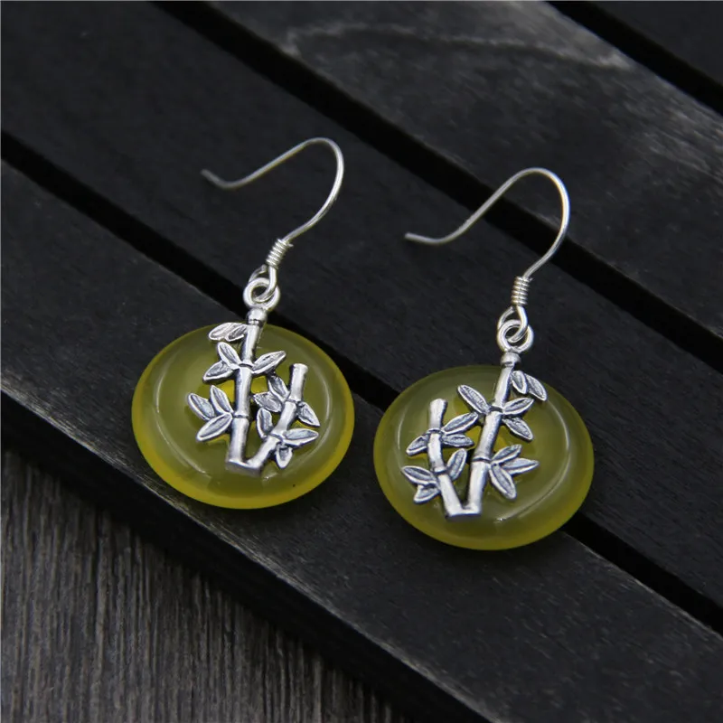 Закрытая акционерная Компания C & R S925 висячие серьги из серебра 925 пробы для