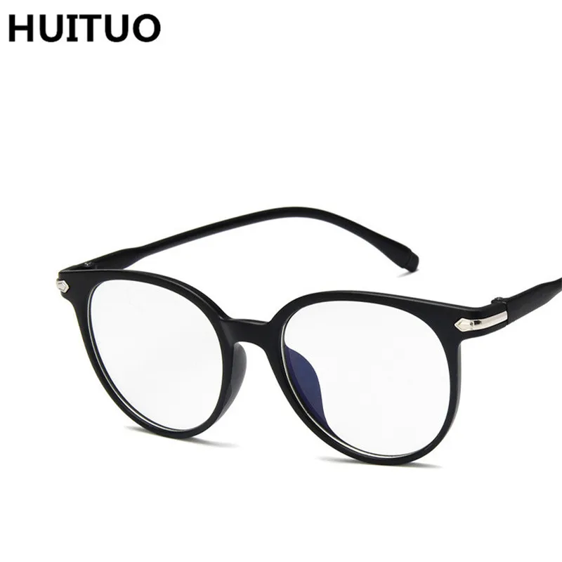 HUITUO новый стиль Ретро модные плоские зеркальные прозрачные очки оправа для