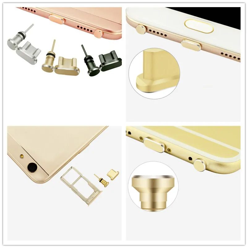 1 комплект 2 в Micro USB зарядный порт и разъем для наушников пылезащитный Разъем