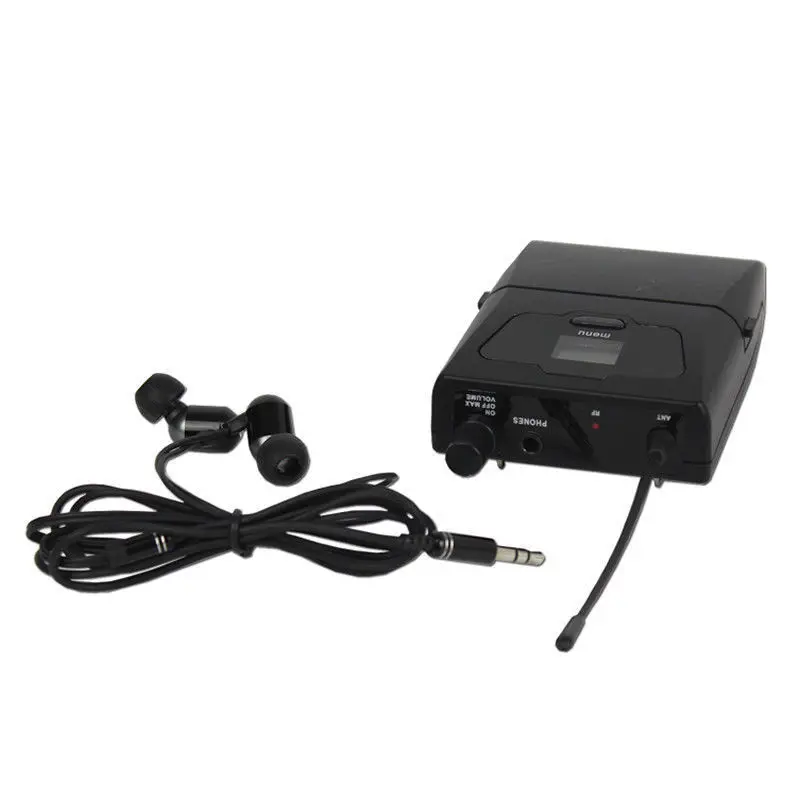 UHF Wireless In Ear Monitor System Inear DJ Headphones Monitoring Earphone for Singers Stage Performance | Электроника