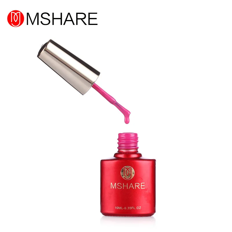 Блестящий Голубой Гель лак MS08 блестящий Светодиодный УФ для ногтей|base top coat|top