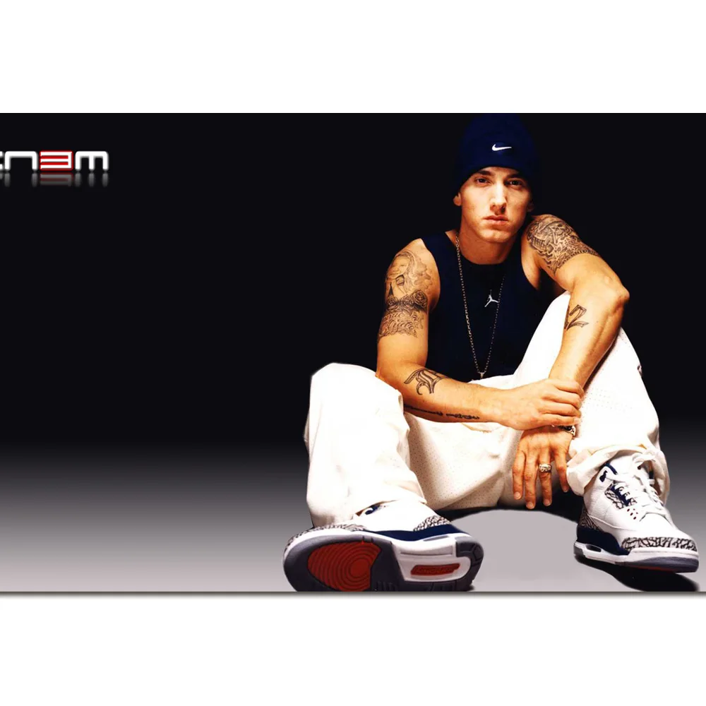 Плакат Eminem принт 13x20 24x36 дюймов музыка певица звезда Настенная картина для