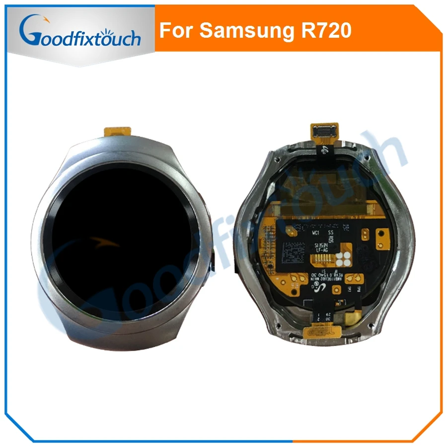 ЖК экран для Samsung Gear S2 R720 SM дисплей сенсорный дигитайзер в сборе с рамкой запасные