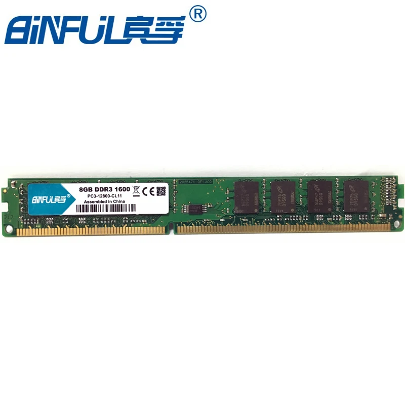 Оперативная память для ПК модуль памяти настольного компьютера 8 Гб PC3 DDR3 12800 10600