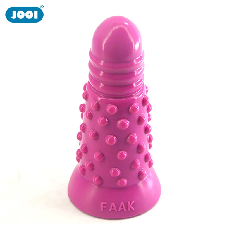 3D Bump анальный фаллоимитатор FAAK силиконовый с присоской круглой головкой вставка