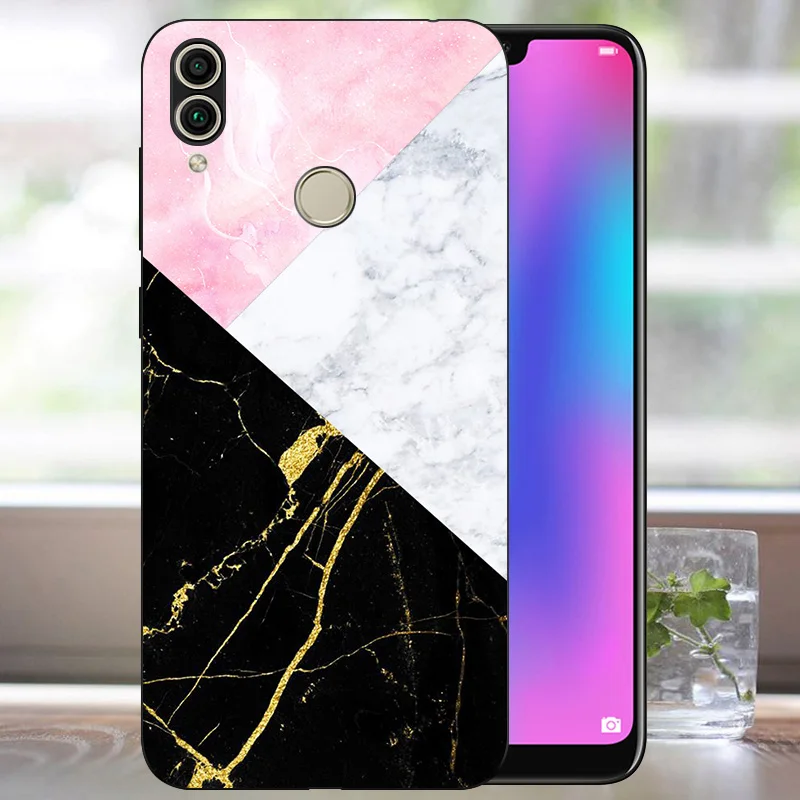 SSS Мягкий ТПУ чехол для Honor 8c huawei Honor 8C силиконовый бампер для Honor 8C Honor 8C 6,26 чехол для huawei Honor 8c 8 C задняя крышка Capas - Цвет: SSS