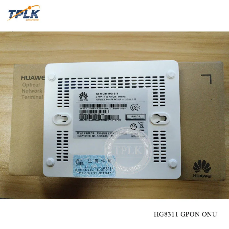 Новая китайская версия HG8311 GPON 1FE + 1 voice FTTH ONU ONT| |