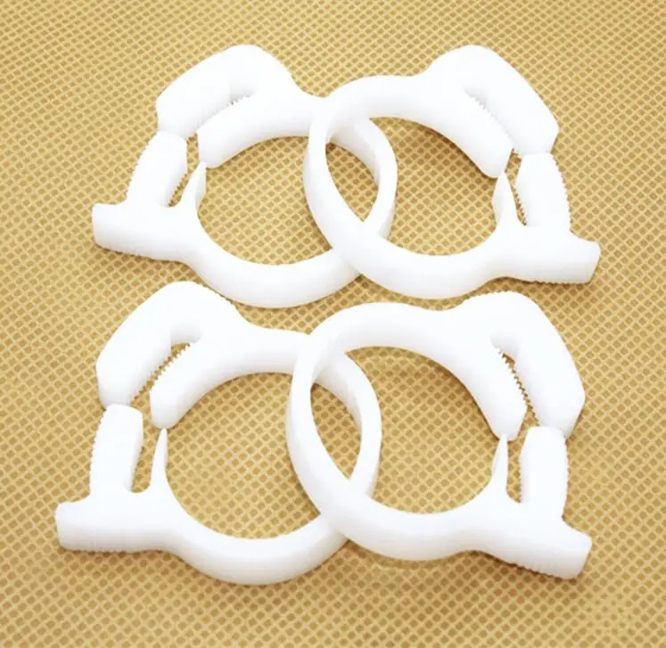 

50pcs Plastic hose hoops Nylon strap throat hoop Plastic pipe clamp 21.5-23.5mm