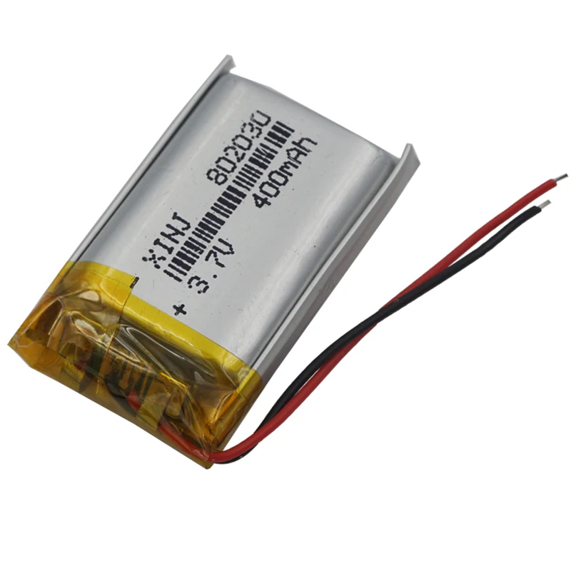 XINJ 3 7 V 400 mAh литий полимерный аккумулятор Li ion li po cell 802030 для MP4 Электронная книга