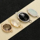 Высококачественный цельный Хрустальный соединитель ZHUKOU для ожерелья, серег, браслета, ювелирных аксессуаров ручной работы, Модель: VS382