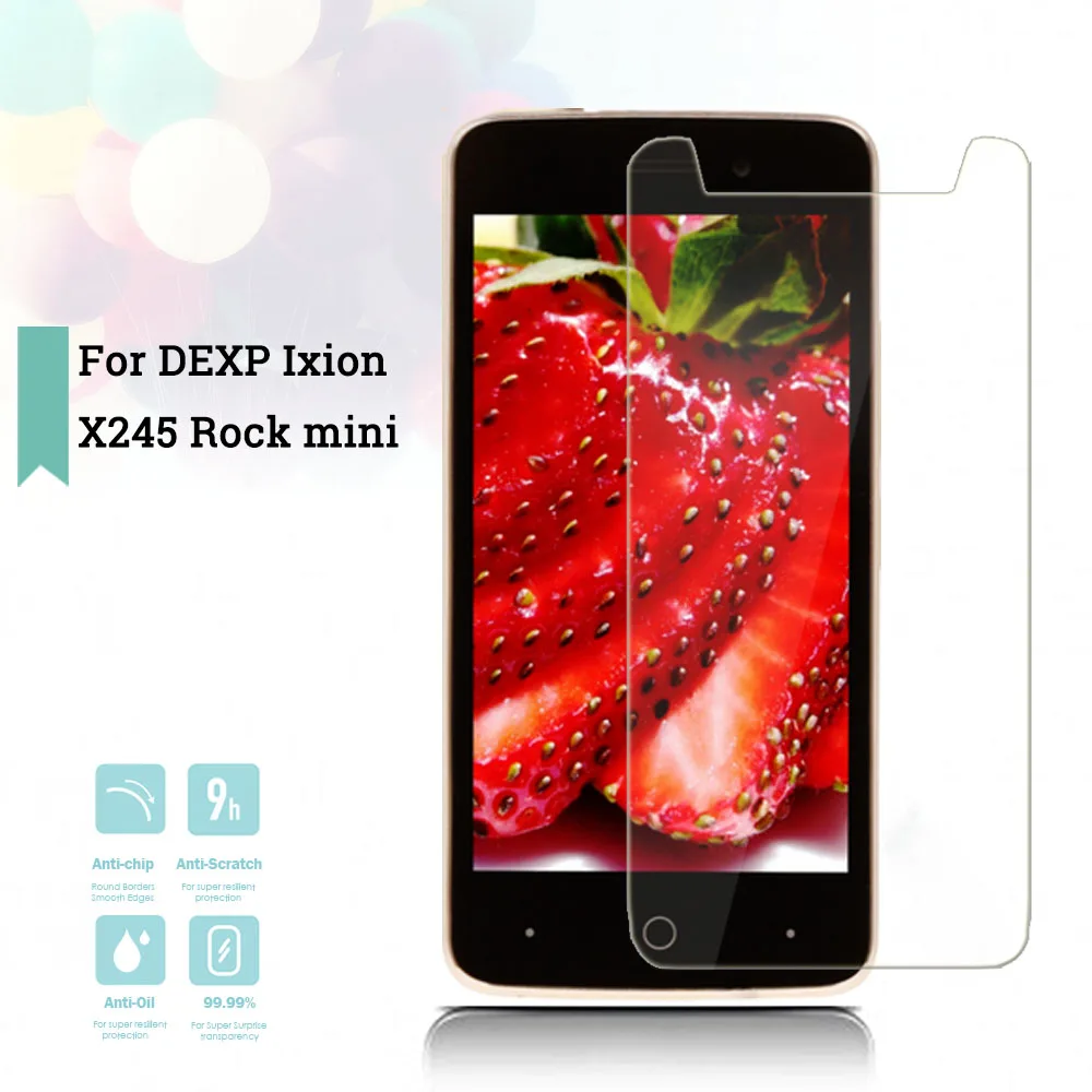 2.5D 0 26 мм ультратонкое защитное покрытие из закаленного Стекло DEXP Ixion X245 рок мини