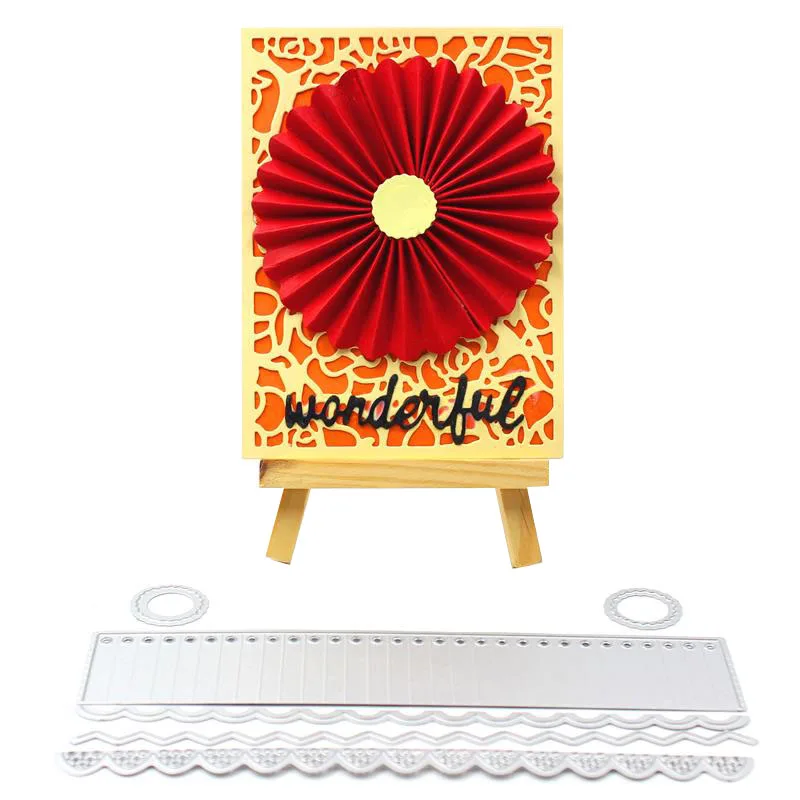 YPP крафт цветок бумага розетки металлические штампы трафареты для рукоделия