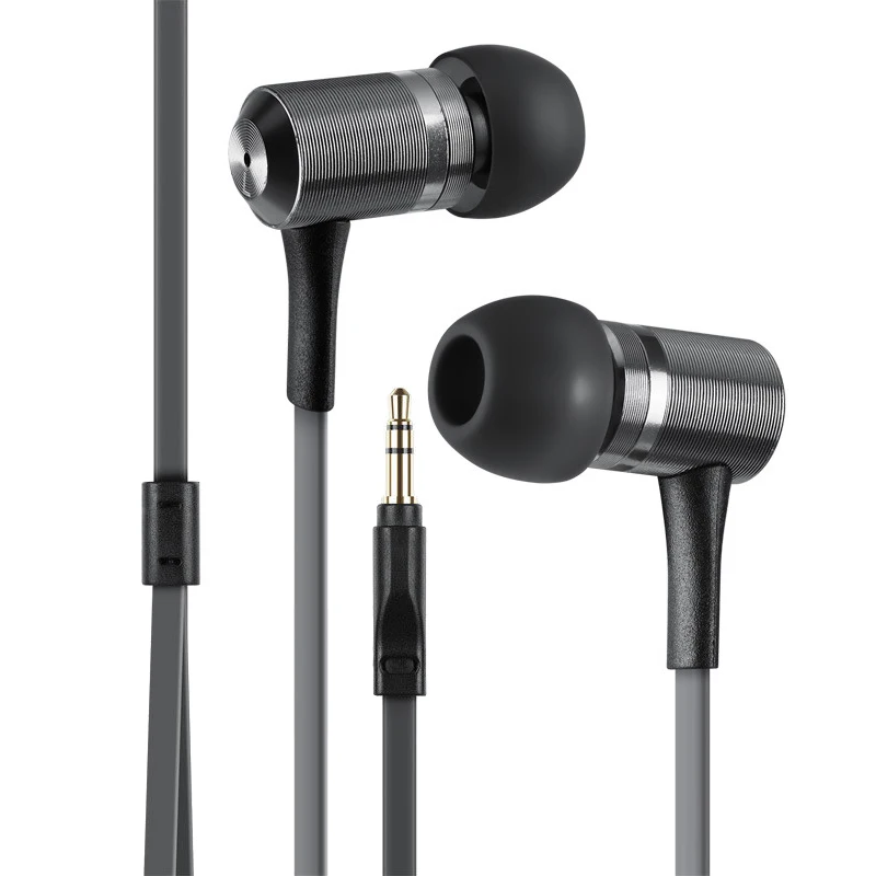 Модные наушники вкладыши для телефона компьютера MP3 MP4 3 5 мм металлический