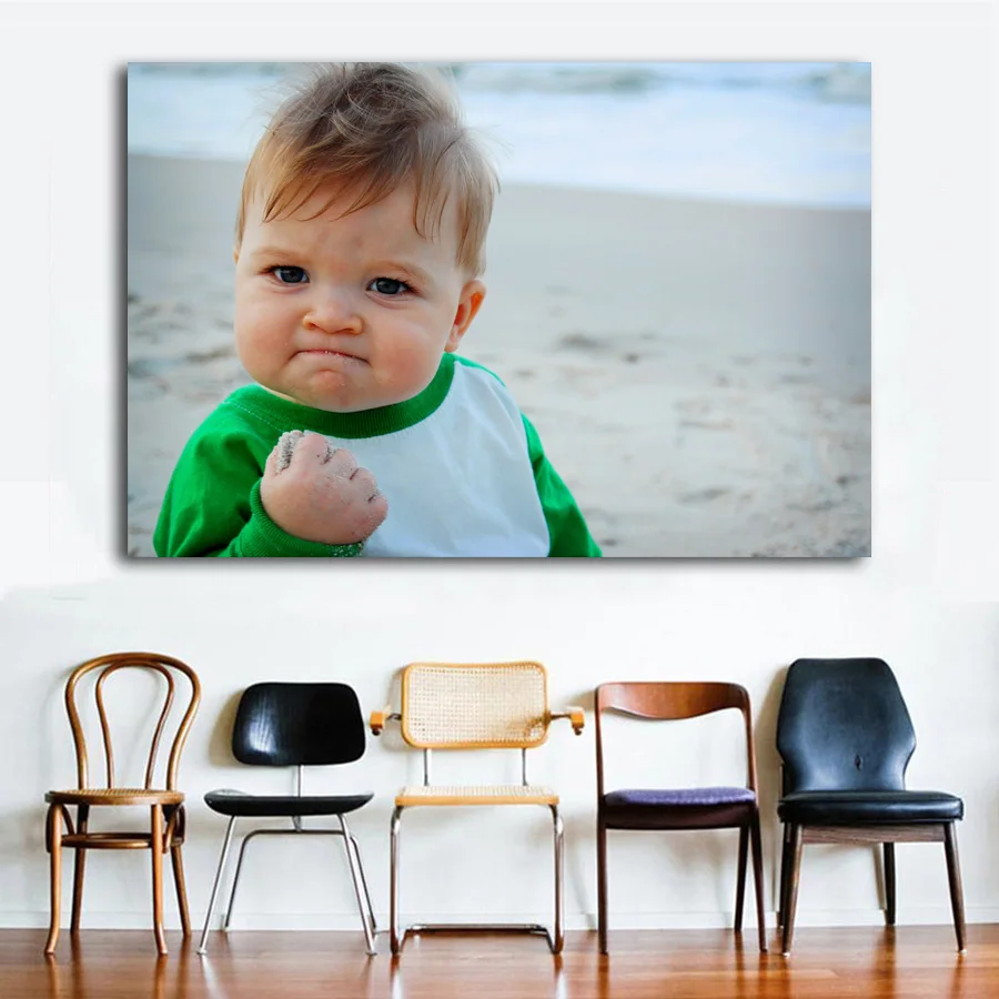 Posters and Prints Baby little child cute Wallpaper Wall Art Picture Canvas Painting For Home Room Decor | Дом и сад