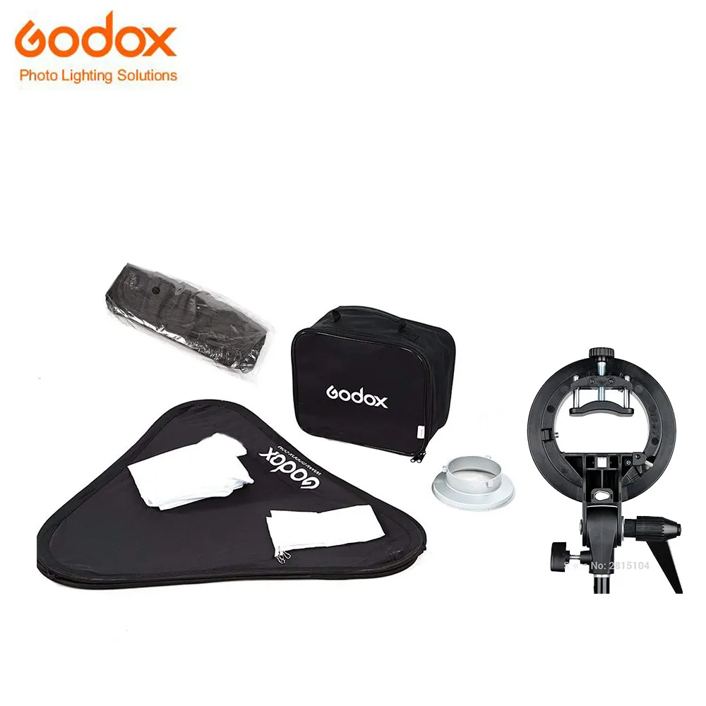 Godox софтбокс 60x60 см 24x24 дюймов Портативный диффузор S Тип кронштейн Bowens крепление