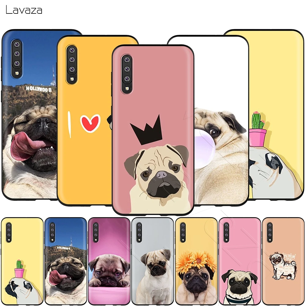 Lavaza животных изображением симпатичного мопса или чехол для Samsung Галактики S6 S7