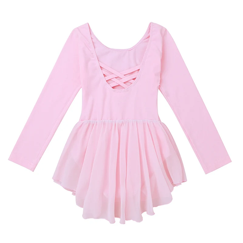 Cute Girls Ballet Dress For Children Girl Dance Clothing Kids Classic Long Sleeve Leotard | Детская одежда и обувь
