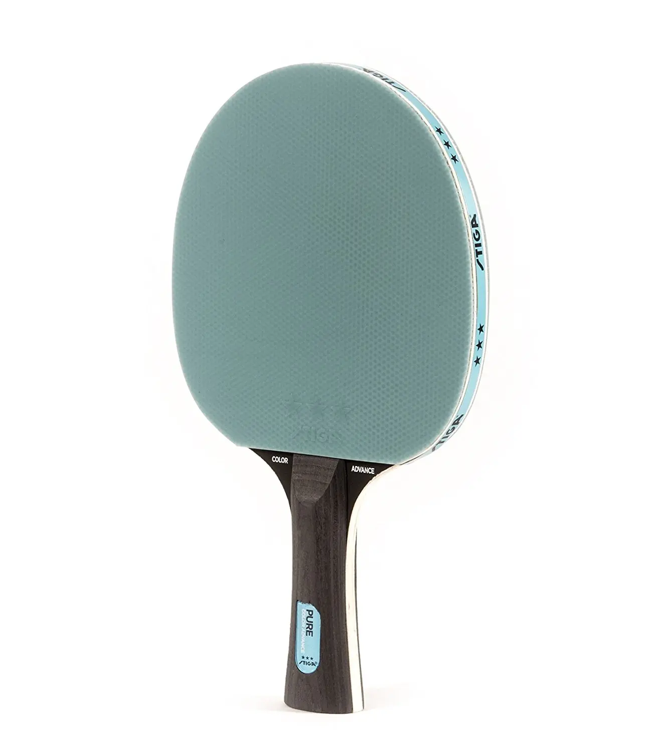 STIGA pure color Advance series ракетка для настольного тенниса, 5 слойное лезвие, двойные прыщи, резиновые ракетки для понга