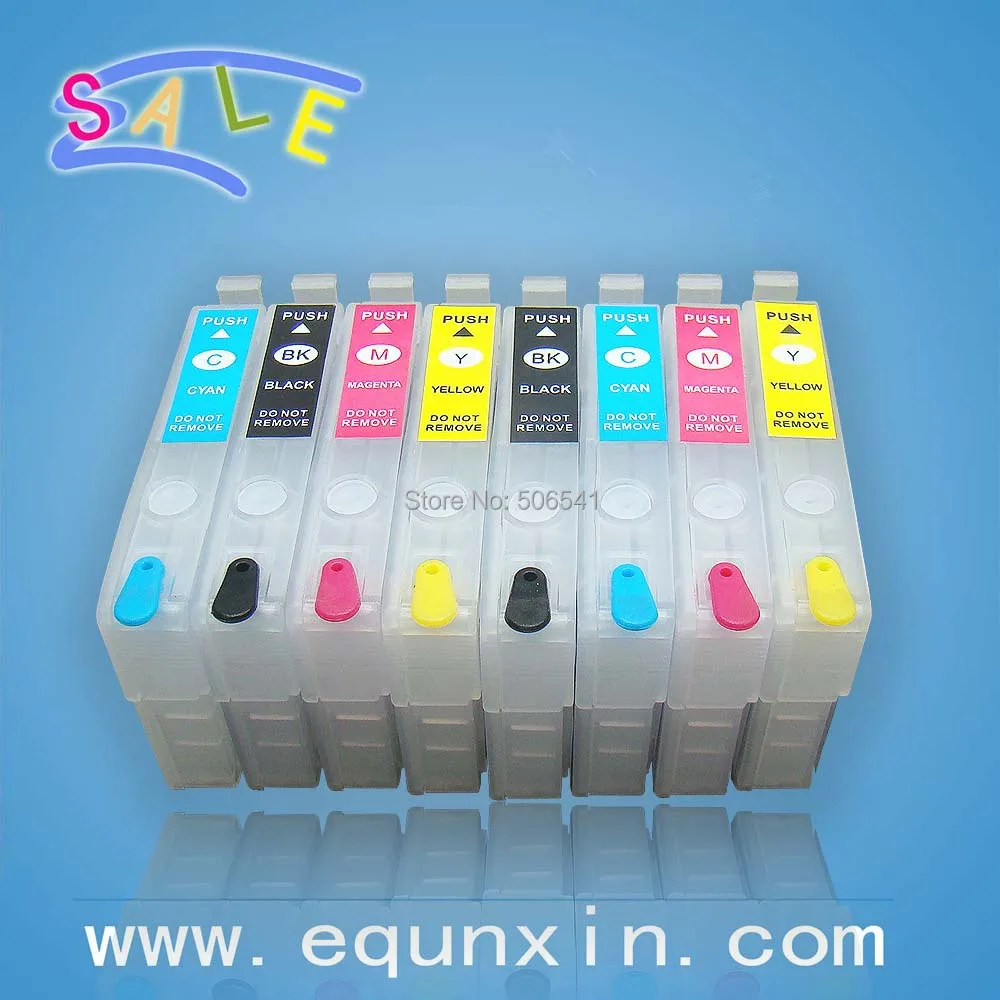 Многоразовый картридж T2521 с дуговым чипом совместимый для Epson анализатора WF3620 WF3640