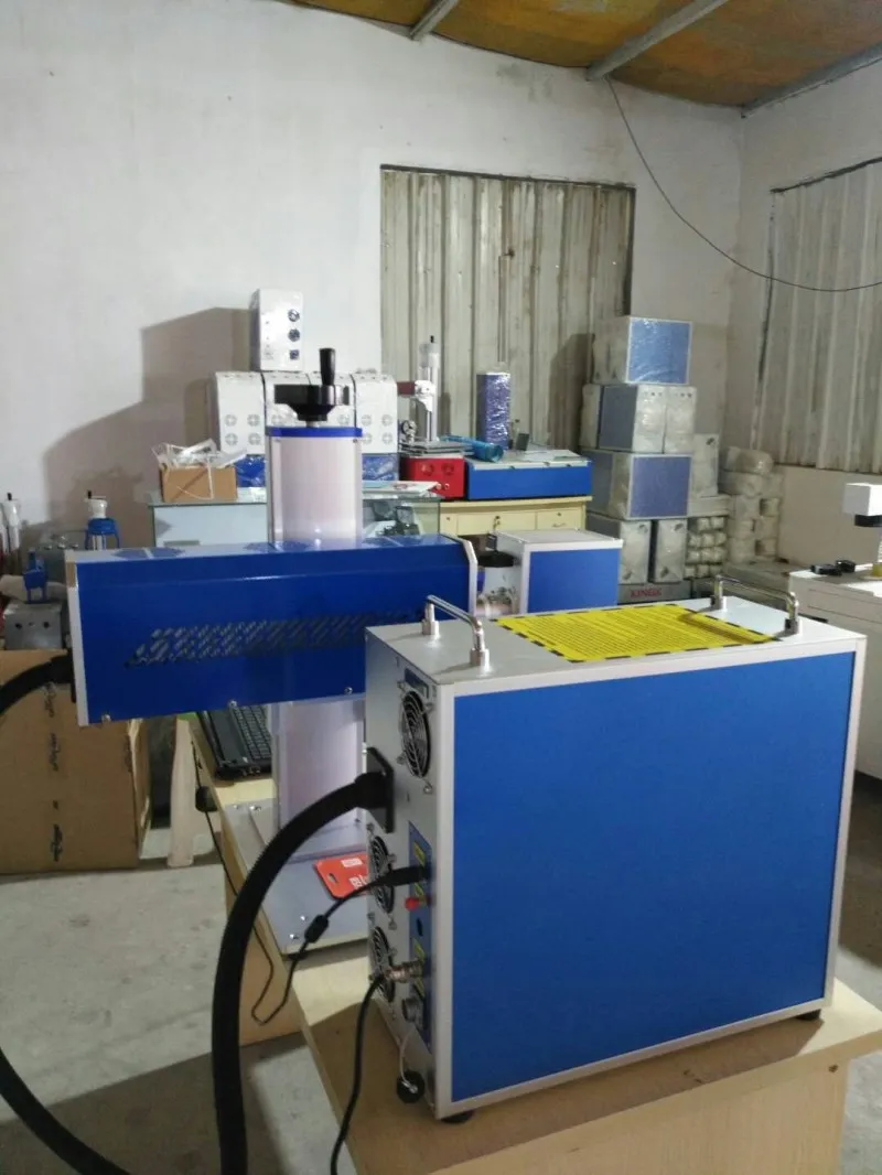 HCZ co2 RF лазерная маркировочная машина 20 Вт 30 маркировка промышленная Zisha