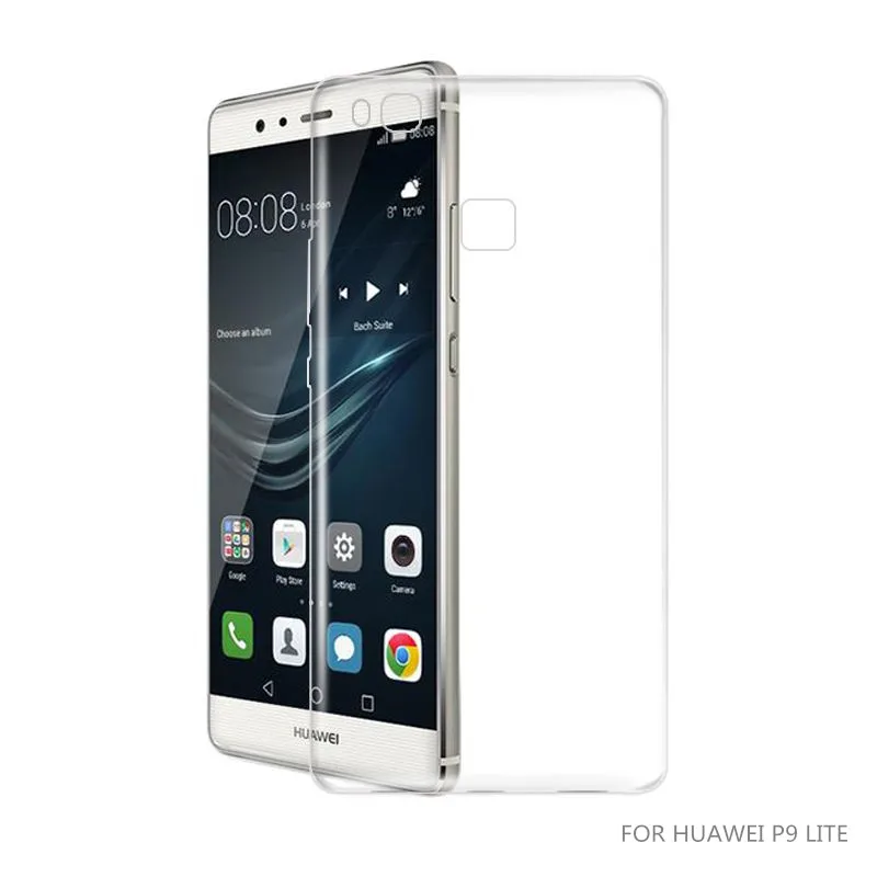 Rooyee Чехол Для Huawei P9 Lite крышка p9lite мягкого силикона роскошные прозрачная huawai hauwei huwawei случай р 9 lite ясно ТПУ|case