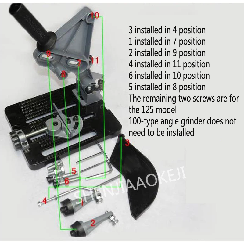 Angle Grinder Polishing machine bracket Variable cutting Conversion tool base angle grinder Universal device | Инструменты