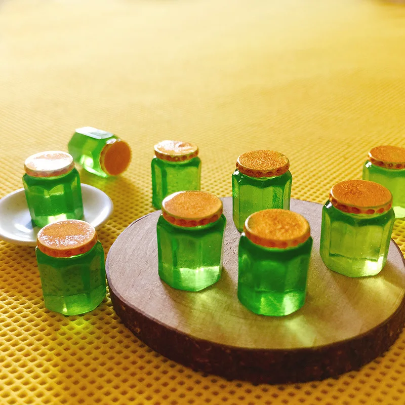 New ~ jam bottle/honey pot/кукольный домик/миниатюры/милый/Сказочный Садовый Гном/Террариум