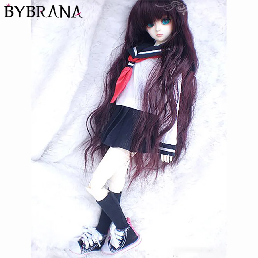 Bybrana SD BJD 1/3 1/4 1/6 кукла одежда черно белая японская Студенческая Матросская