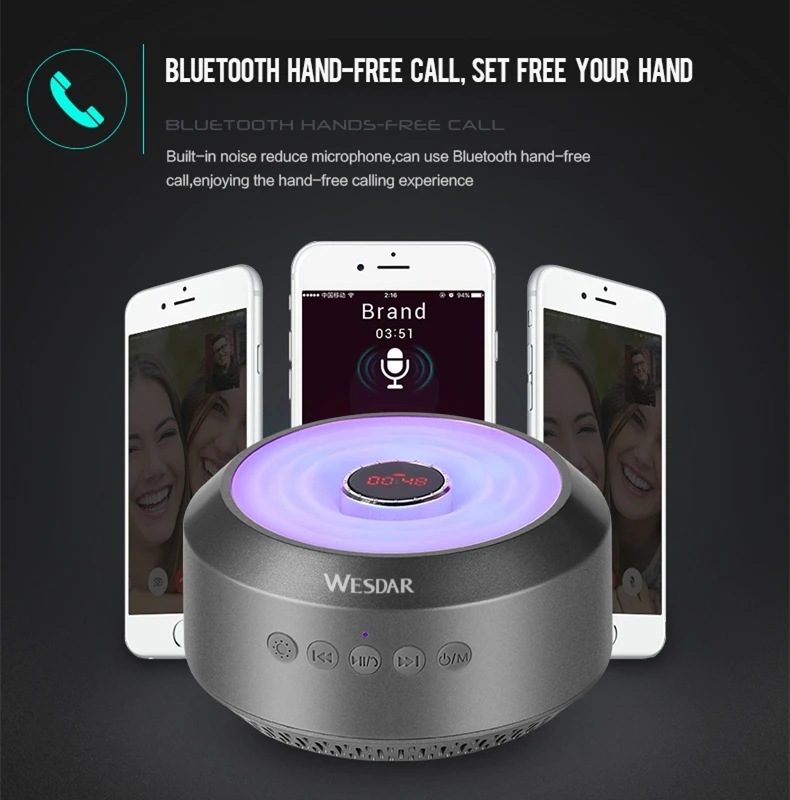 Bluetooth Динамик восстановить естественный голос|Портативные колонки| |