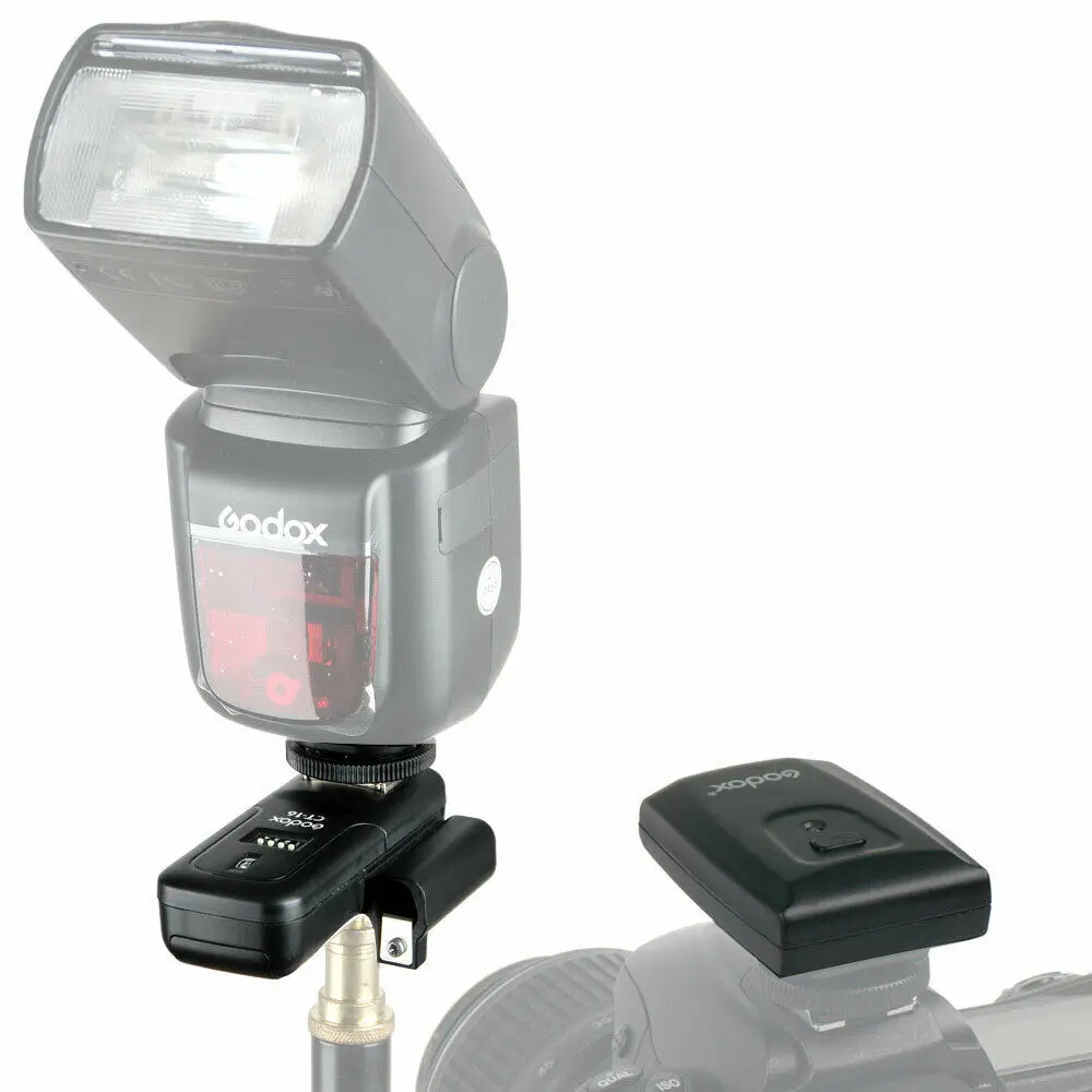 Godox CT-16 16 Channels Wireless Radio Flash Trigger Transmitter + Receiver Set for Canon Nikon Pentax Studio | Электроника