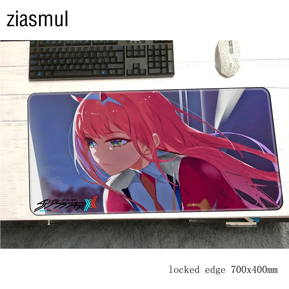 darling in the franxx mouse pad 700x400x2mm mats gifts Computer mat gaming accessories xl mousepad keyboard games pc gamer | Компьютеры и